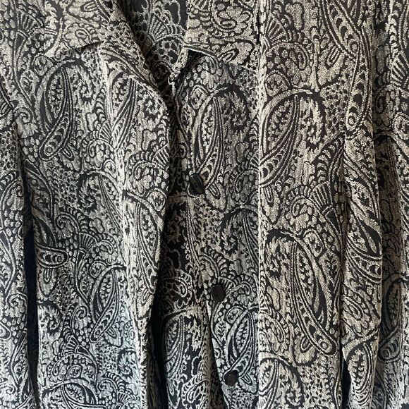 Vintage paisley print jacket - Picture 7 of 7